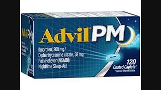 Pain Reliever at Night  .  ADVIL