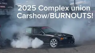 2025 Complex Union #5 Car show! HUGE BURNOUTS!