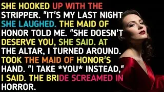 SHE HOOKED UP WITH THE STRIPPER. 