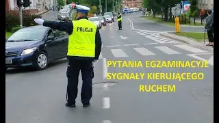 Pytania z test&oacute;w na prawo jazdy WORD 2019 temat sygnały nadawane przez kierującego ruchem