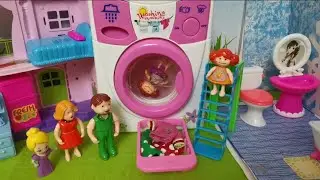 إستحمينا في الغسالة🛀🛀 - عائلة عمر - جنه ورؤى - كرتون العاب اطفال - عالم بامبي