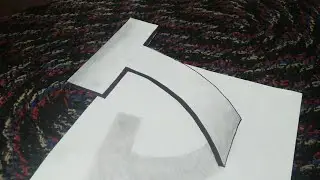 3D letter T_Easy to draw