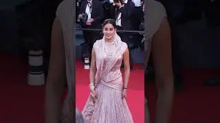 Janhvi Kapoor made her debut at Festival de Cannes, with the team of HOMEBOUND #Cannes2025