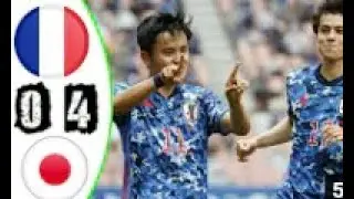 JAPAN FRANCE 4 0   GOALS AND MATCH REVIEW Tokyo 2020 Olympics
