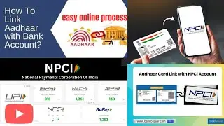 How To Link Aadhar card To Bank Account | Aadhar NPCI Link Online | Aadhar DBT Enable Online 