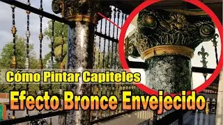 C&oacute;mo pintar Bronce Envejecido, efecto bronce antiguo.
