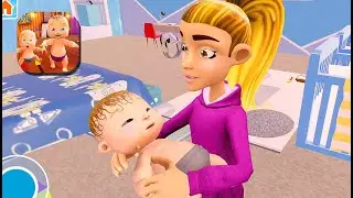 Newborn Twin Baby Care Game - Gameplay Walkthrough