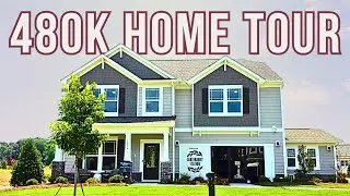 What $480K Gets You in Wingate, NC | Draper II Model Home Tour