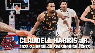 Claudell Harris Jr. 2023-24 Regular Season Highlights | Boston College Guard
