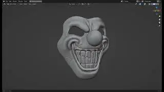 Sweet Tooth Clown 3D Model Print Blender