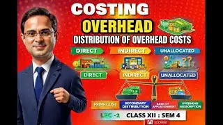 Distribution of overhead Lec -2 XII SEM 4:Theory with important problem's Solution with explanation