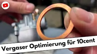 Simson Vergaser Optimierung / Beiluftkanal endlich frei