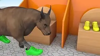 Animals k colorful shoes| Hindi kids cartoon | Animals names | Nakooo kids tv