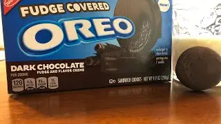 Dark Chocolate Fudge Covered Oreo Review