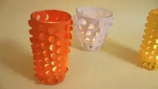 Porta velas decorativo - Manualidades para todos