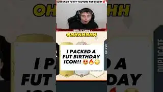 I PACKED A FUT BIRTHDAY ICON! 🔥🤩 #fifa #fifa23 #fifaultimateteam #fut #icon #pack #fifapacks #shorts
