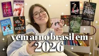 COMENTANDO LANÇAMENTOS DE LIVROS DO BRASIL EM 2026