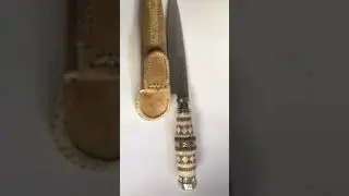 Hand Braided Rawhide Gaucho Knife