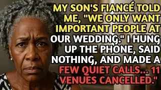 MY SON'S FIANCÉ SAID 