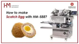 How To Make Scotch Egg With HM-588 Auto Encrusting Machine｜Taiwan Excellence