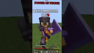 POWER OF PHONE PLAYER #minecraftpvp #minecraft #gaming