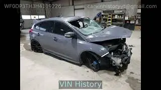 2017 Ford focus rs WF0DP3TH3H4119226