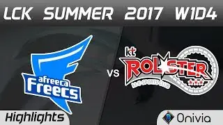 AFS vs KT Highlights Game 1 LCK SUMMER 2017 Afreeca Freecs vs KT Rolster By Onivia