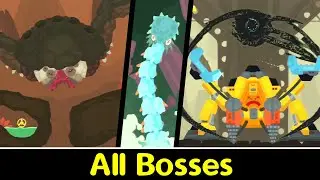 PixelJunk Shooter - All Bosses (PS3, PS4, Windows PC, Mac OS X, Linux, PlayStation Vita)