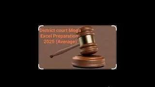 @sethisimr DISTRICT COURT MOGA CLERK EXCEL PREPARATION 2025 AVERAGE #typingspeedtest #mohalicourt