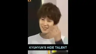 Kyuhyun's Hidden Talent 🥰 #kyuhyun #superjunior #shorts #shortvideo #smtown
