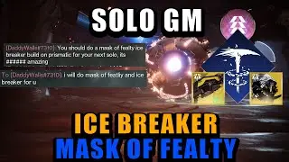 Ice Breaker Mask Of Fealty-Solo Grandmaster Warden Of Nothing [Destiny 2 Rite Of The Nine]
