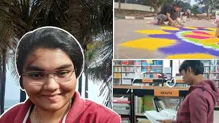 Rangoli Making + Fun Sisters Day Out | Books, Food, Laughter, Subway & Beach🌈