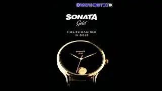SONATA NEW ADD 22k GOLD COIN WATCH COLLECTION NEW LAUNCH #watch #fashion #luxury #titanicnighty