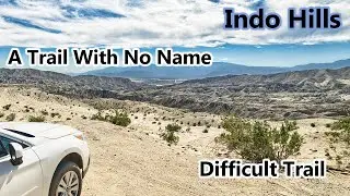 A Trail With No Name Near Palm Springs, California. Difficult Trail