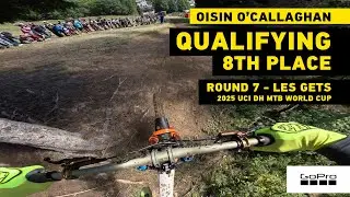 GoPro: Oisin O'Callaghan Slots in 8th place for Q1 in Les Gets - '25 UCI DH MTB World Cup