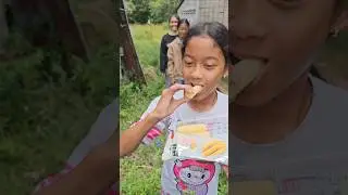 #266 Рецепт торта, вкусный с детьми в деревне #шорты