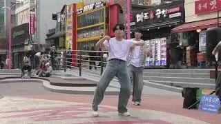 250323 kpop cover dance team ONE OF - GUERILLA (ATEEZ) Hongdae busking