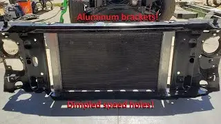 Modified core support for project Smog Legal + custom radiator supports