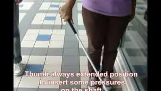 White Cane Technique-Diagonal Technique