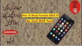 How To Reset Format OALE X1 By Cm2 Mtk Tool
