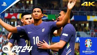 EA FC 24 - Inglaterra vs Alemania - UEFA Euro 2024 Final - gameplay ps5 4K español latino