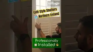 Cafe Style Shutters &ndash; Expertly Installed in Northern Ireland 🏡✨ #shorts