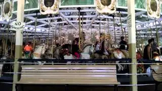 Family Outing to the Crescent Park Looff Carousel, East Providence, RI, USA