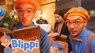 🎃 Blippi's Spooky Spells Halloween 👻 | Blippi | Moonbug Kids - Trick or Treat Halloween Cartoons
