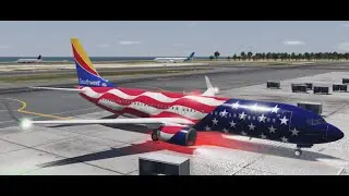 RAF Akrotiri(LCRA) → Larnaca(LCLK) (Project Flight) ft. Southwest Airlines B737 (Special Livery)