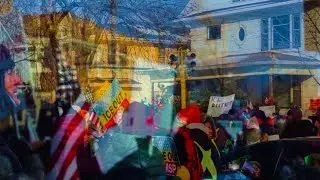 Anti-ICE protest Powderhorn Park Minneapolis 