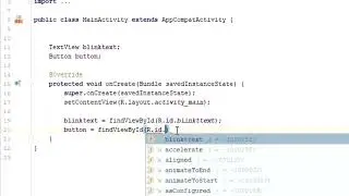 Create a Blink Animation On TextView_Android Studio| Learn Codz