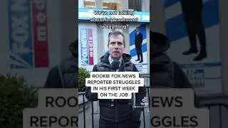 Репортер Fox News испытывает трудности в свою первую неделю работы (с участием Уолтера Мастерсона)