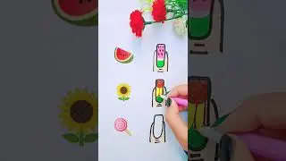 which is your favorite??🍉🌻🍭#satisfyingvideo #shorts #youtubeshorts #craftbymimbd