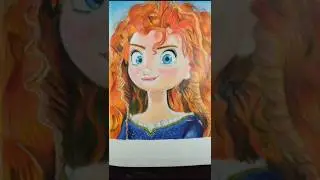 Merida princess drawing #shorts #artist #art #trending #drawing #viralvideo #artwork